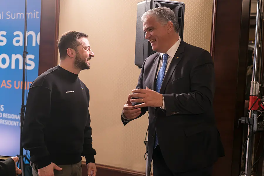 President Cordeiro meets with President Zelenskyy