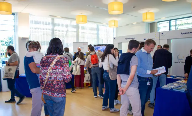 People visiting the CoR during the EU Open Day