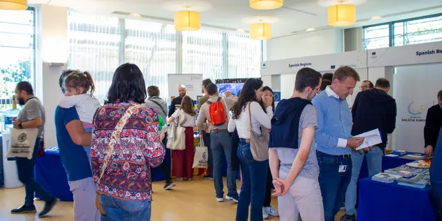 People visiting the CoR during the EU Open Day