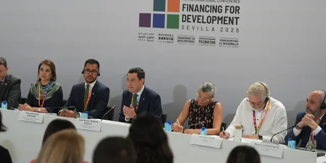 First Vice-President Moreno highlights the role of cities and regions for sustainable development at the UN conference in Seville